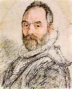 GOLTZIUS, Hendrick Portrait of Sculptor Giambologna dg oil